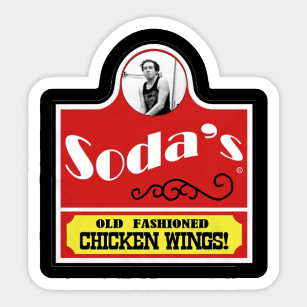 SodaPop Smith Chicken Wings Sticker by SodaPopSmith